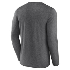 Arizona Cardinals Blackout Long Sleeve T-Shirt - Heather Charcoal for sale
