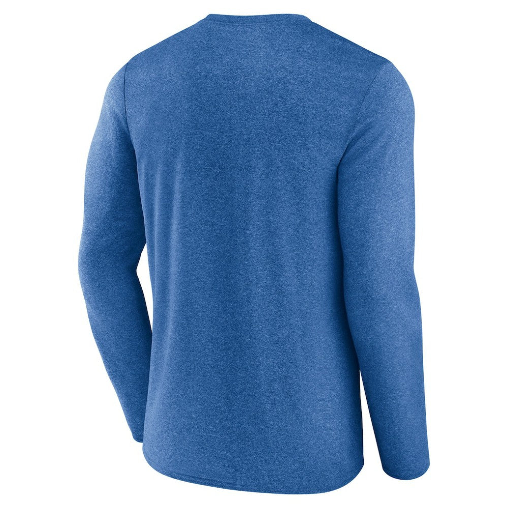 New York Islanders Fanatics Sweep Iconic Synthetic Long Sleeve T-Shirt - Heather Royal T-shirts