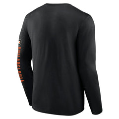 Philadelphia Flyers Fanatics Headline Long Sleeve T-Shirt - Black T-shirts