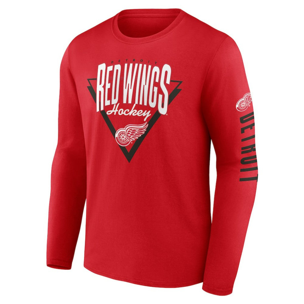 Detroit Red Wings Fanatics Headline Long Sleeve T-Shirt - Red T-shirts