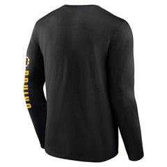Boston Bruins Fanatics Headline Long Sleeve T-Shirt - Black T-shirts