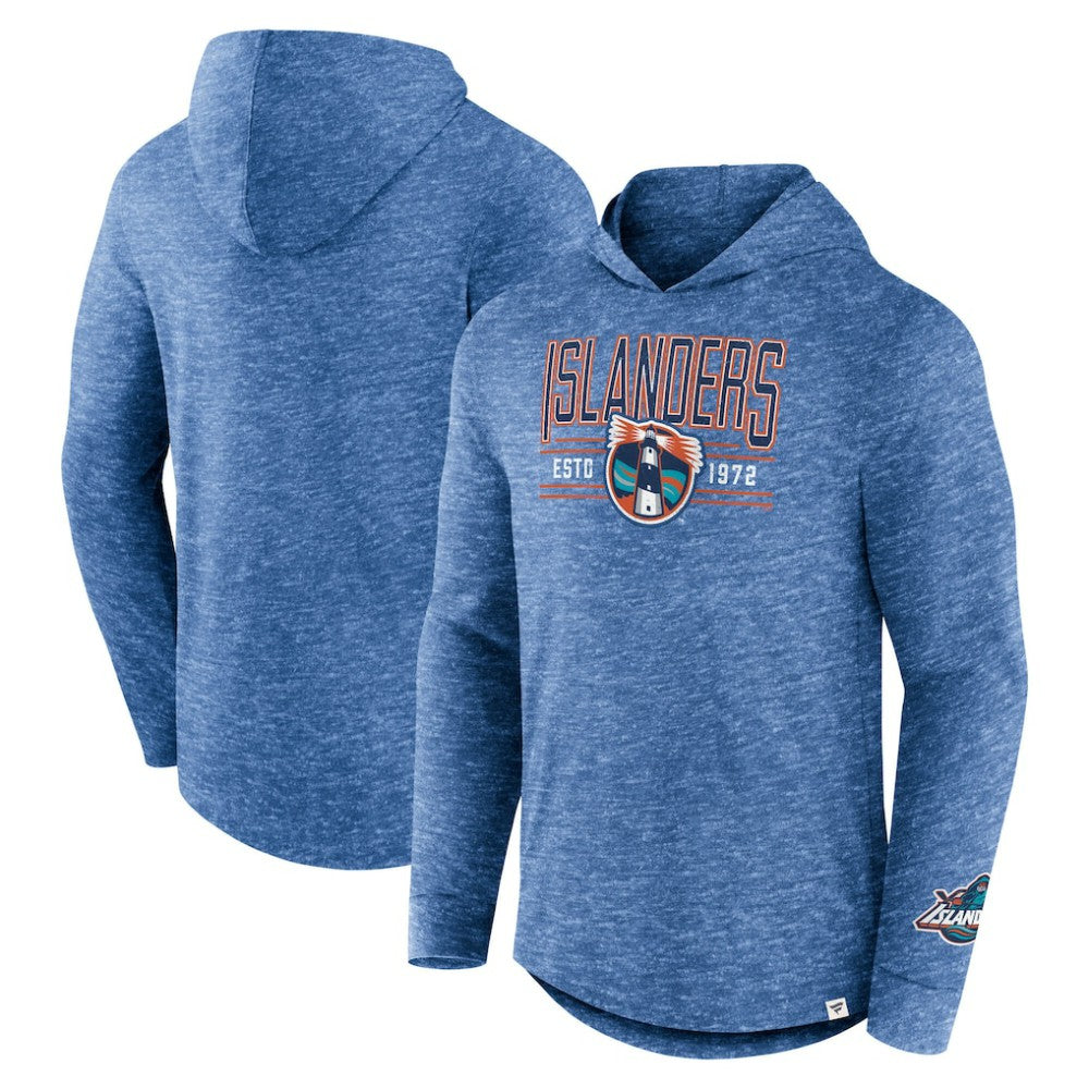 New York Islanders Fanatics Slub Pullover Hoodie - Heather Royal Hoodies