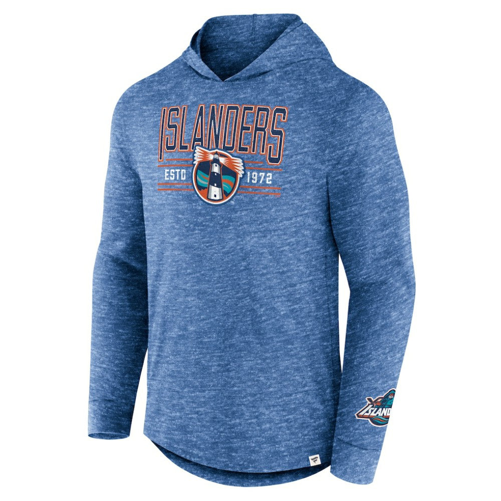 New York Islanders Fanatics Slub Pullover Hoodie - Heather Royal Hoodies