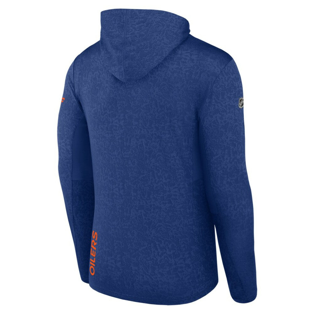 Edmonton Oilers Fanatics Authentic Pro Lightweight Pullover Hoodie - Royal Hoodies