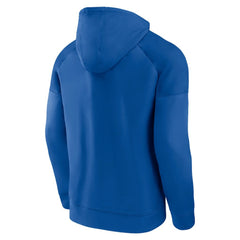 St. Louis Blues Fanatics Iconic Defender Raglan Pullover Hoodie - Royal Hoodies