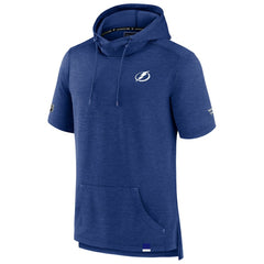 Tampa Bay Lightning Fanatics Authentic Pro Pullover Hoodie - Heather Blue Hoodies