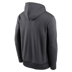 Miami Dolphins Team Muscle Performance Fleece Pullover Hoodie - Anthracite for sale