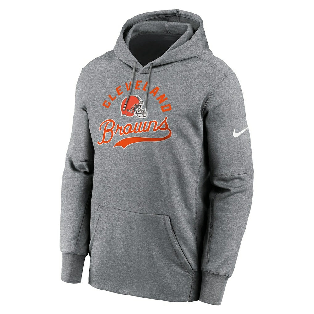 Cleveland Browns Performance Fleece Pullover Hoodie - Heather Gray cheap
