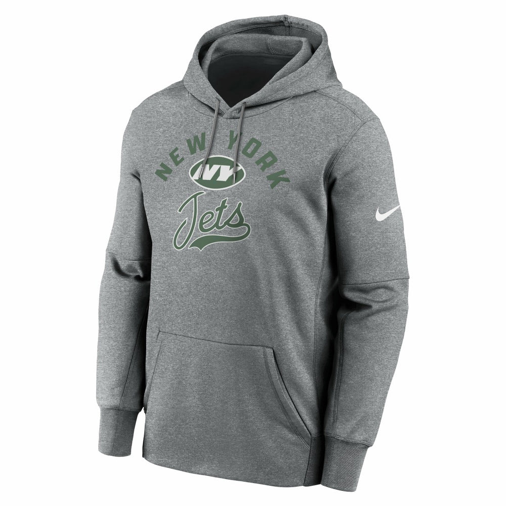 New York Jets Performance Fleece Pullover Hoodie - Heather Gray online