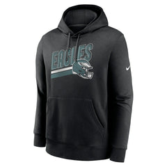 Philadelphia Eagles Club Fleece Pullover Hoodie - Black sale