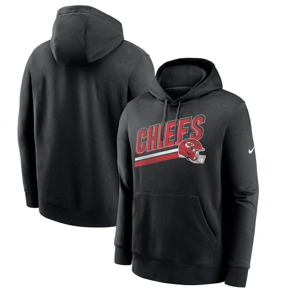 Kansas City Chiefs Club Fleece Pullover Hoodie - Black cheap