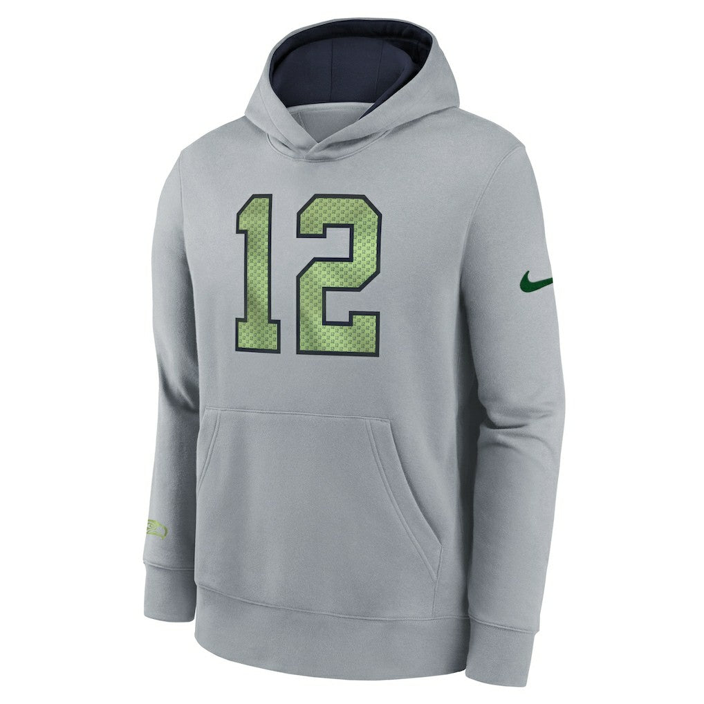 Seattle Seahawks Youth 2025 Rivalries Collection Club Hoodie - Wolf Gray sale