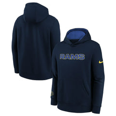 Los Angeles Rams Youth 2025 Rivalries Collection Club Hoodie - Midnight Blue online