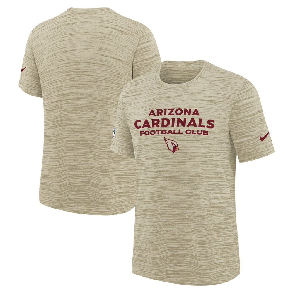 Arizona Cardinals Youth 2025 Rivalries Collection Sideline Velocity Dri-FIT T-Shirt - Natural outlet