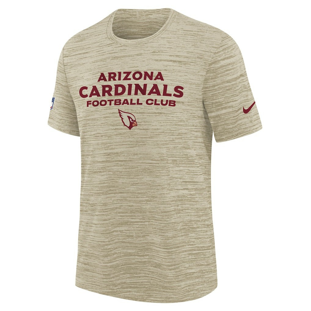 Arizona Cardinals Youth 2025 Rivalries Collection Sideline Velocity Dri-FIT T-Shirt - Natural outlet