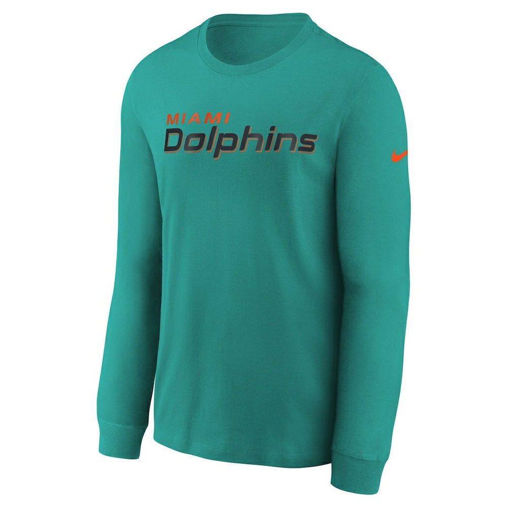 Miami Dolphins Youth 2025 Rivalries Collection Long Sleeve T-Shirt - Turbo Green sale