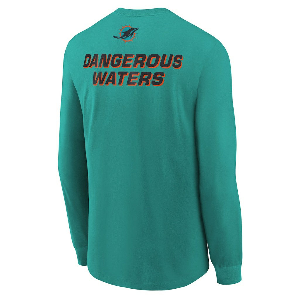 Miami Dolphins Youth 2025 Rivalries Collection Long Sleeve T-Shirt - Turbo Green sale