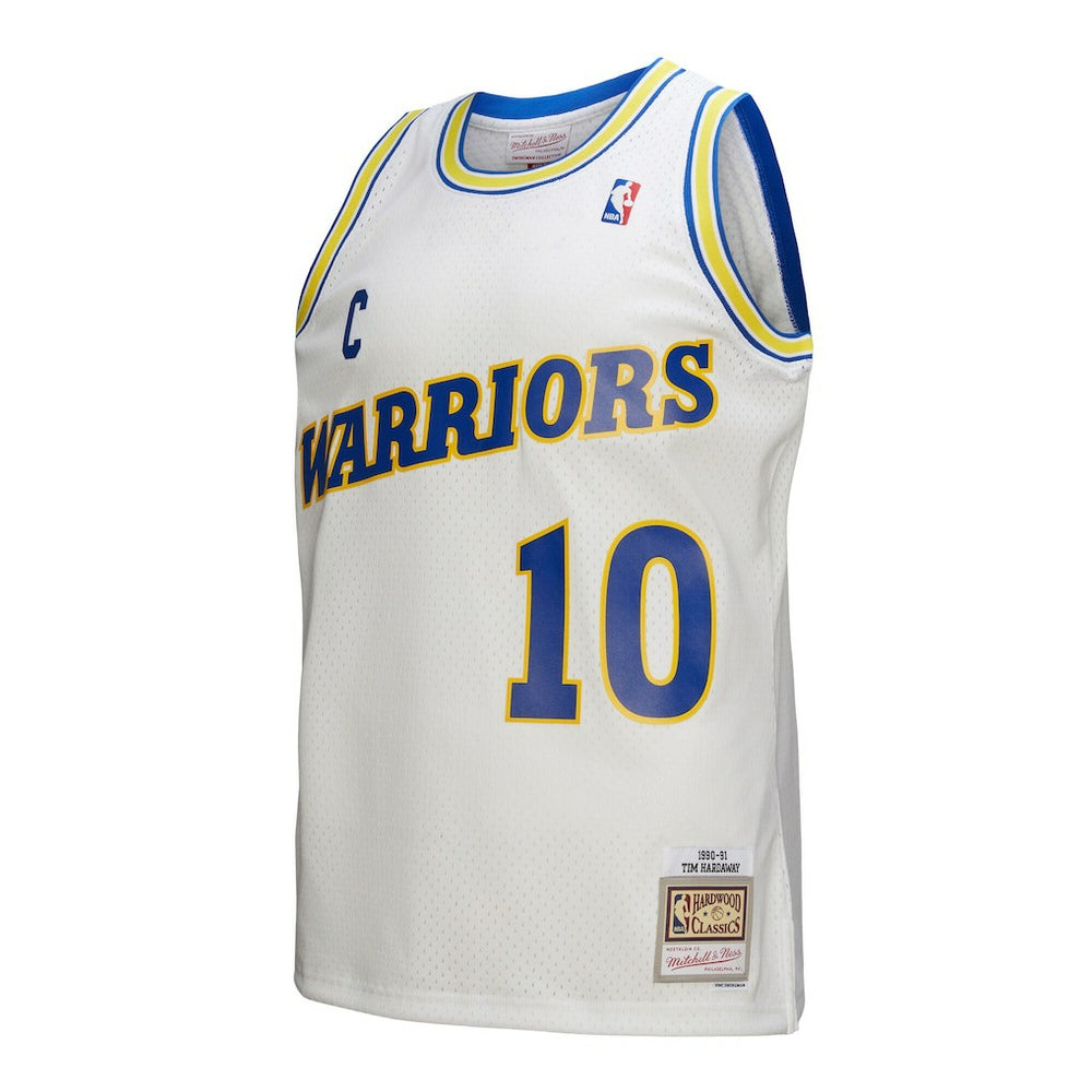 Tim Hardaway Golden State Warriors Hardwood Classics 1990/91 Swingman Jersey sale - White outlet