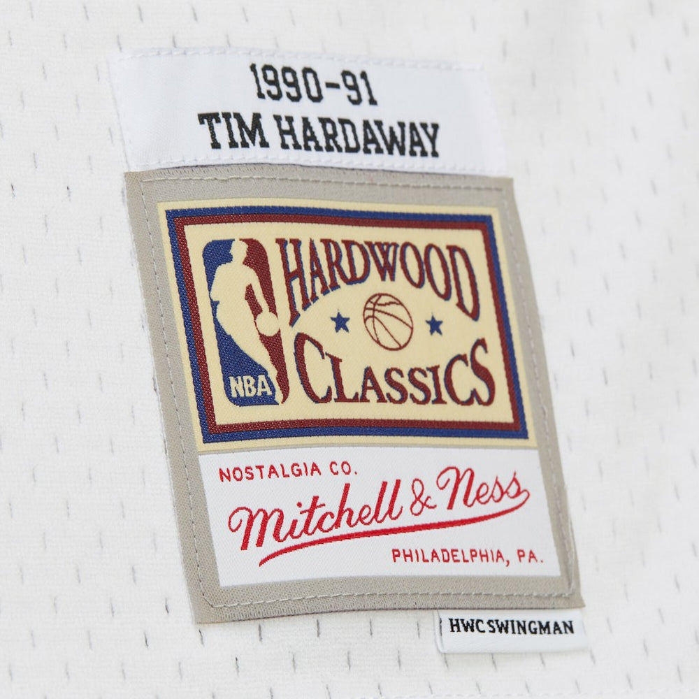 Tim Hardaway Golden State Warriors Hardwood Classics 1990/91 Swingman Jersey sale - White outlet