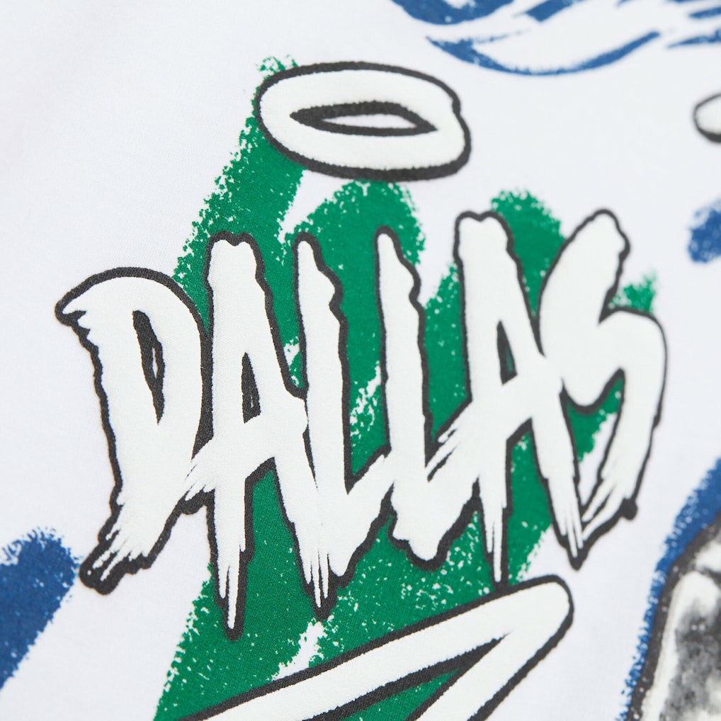 Dirk Nowitzki Dallas Mavericks Hardwood Classics Chalked Up T-Shirt sale - White shop