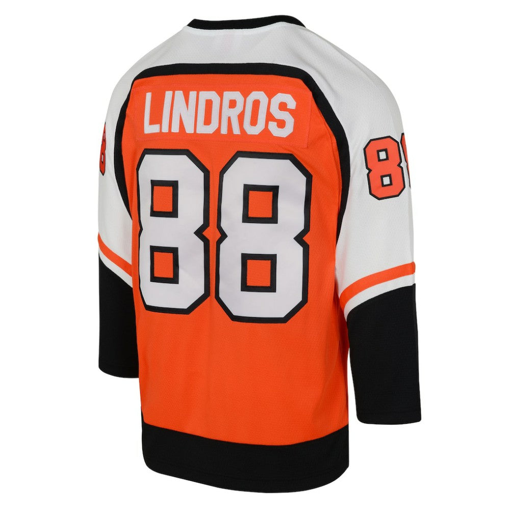 Eric Lindros Philadelphia Flyers Mitchell & Ness Youth 1996/97 Power Play 2.0 Player Jersey with Captain Patch - Orange Jerseys