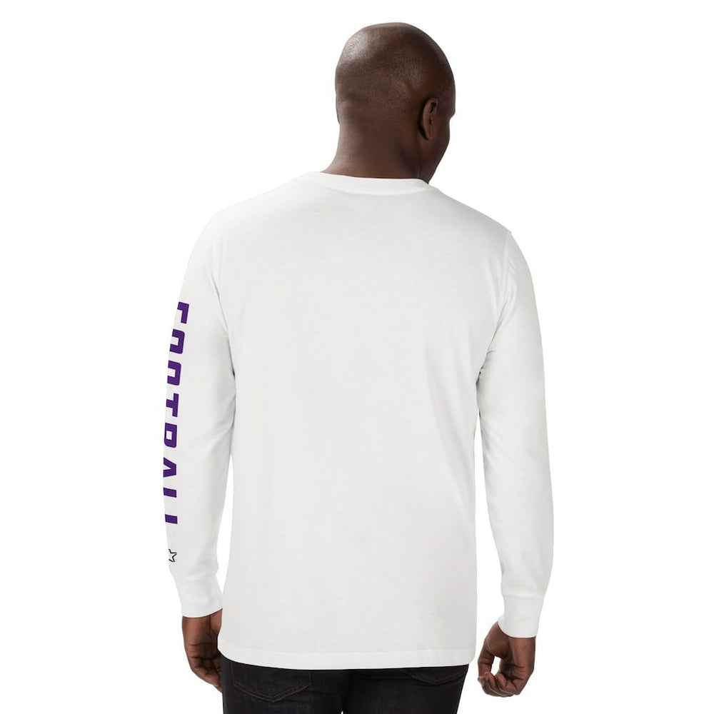 Minnesota Vikings Starter Half Time Long Sleeve T-Shirt - White discount