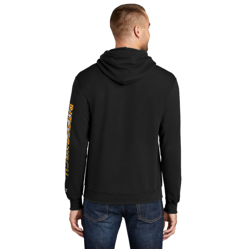 Pittsburgh Steelers Starter Wordmark Logo Pullover Hoodie - Black sale
