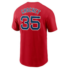 Garrett Crochet Boston Red Sox Fuse Name & Number T-Shirt Red