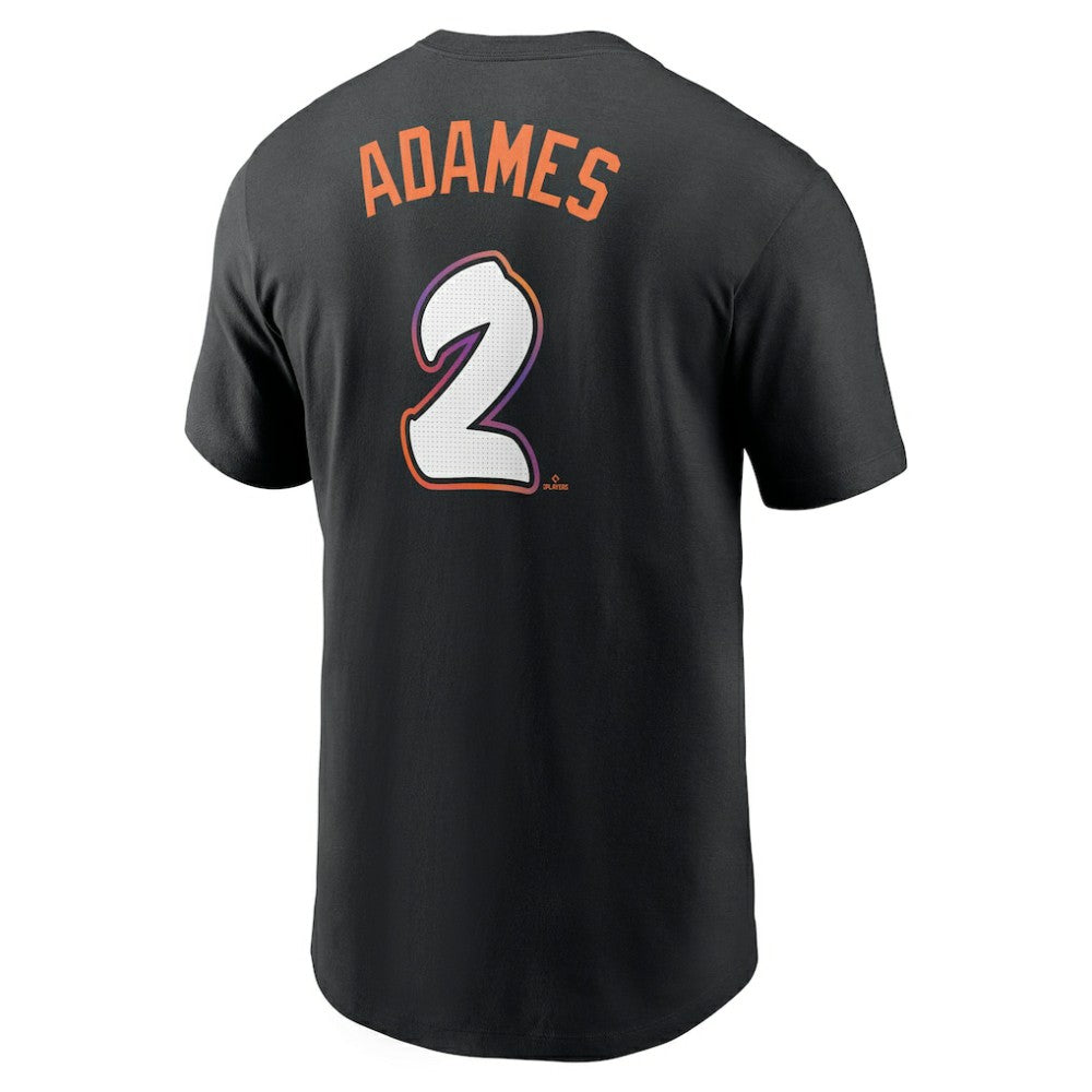 Willy Adames San Francisco Giants 2025 City Connect Fuse Name & Number T-Shirt Black