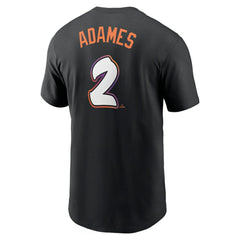 Willy Adames San Francisco Giants 2025 City Connect Fuse Name & Number T-Shirt Black