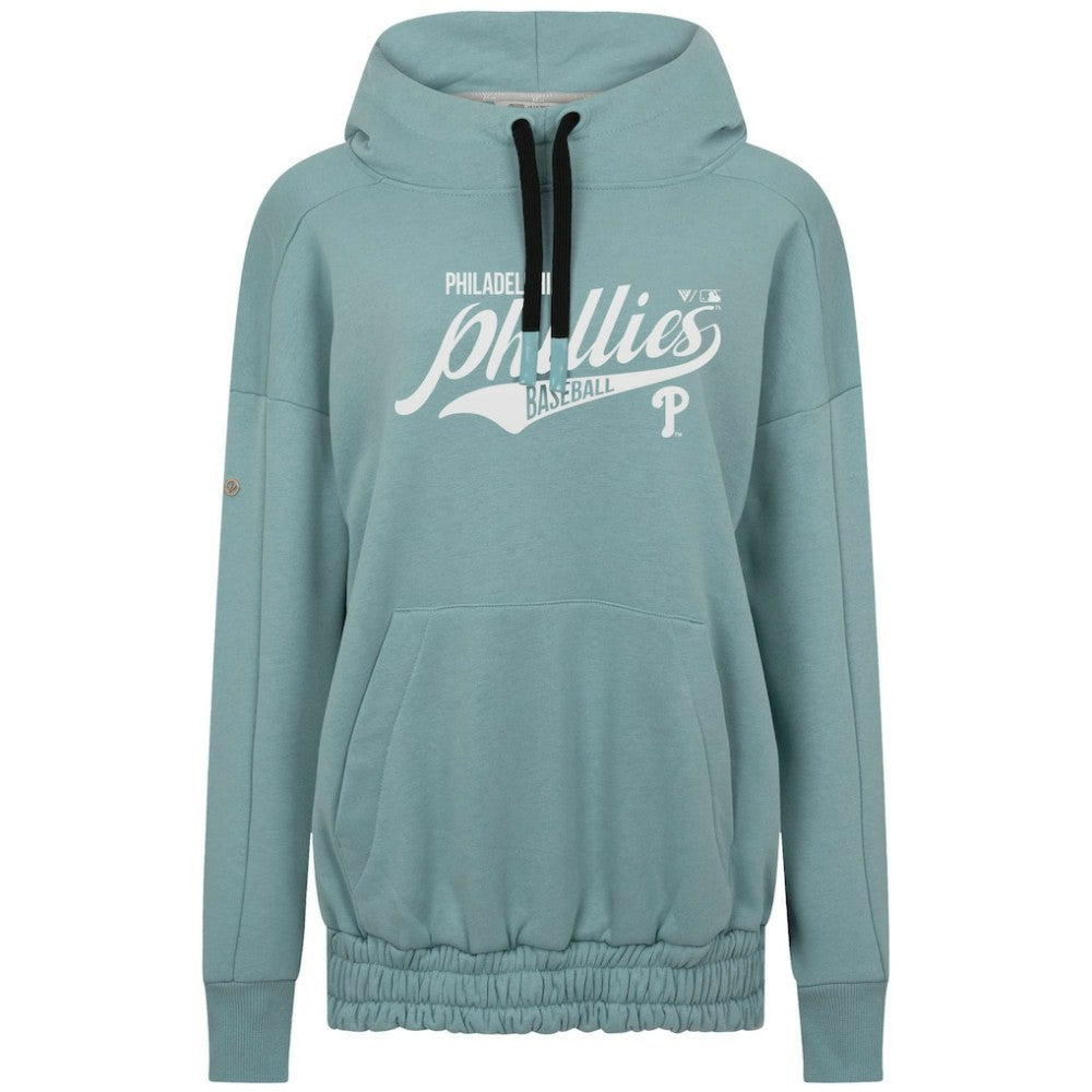 Philadelphia Phillies Levelwear Women's Waterfall Glide Pullover Hoodie Blue