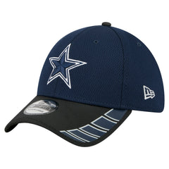 Dallas Cowboys New Era Visor Hit 39THIRTY Flex Hat - Navy/Black on sale