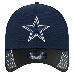 Dallas Cowboys New Era Visor Hit 39THIRTY Flex Hat - Navy/Black on sale