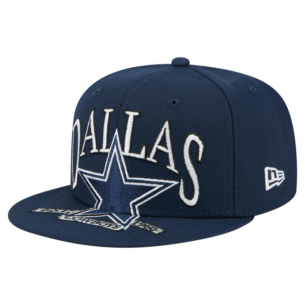 Dallas Cowboys New Era Oversized 59FIFTY Fitted Hat - Navy sale