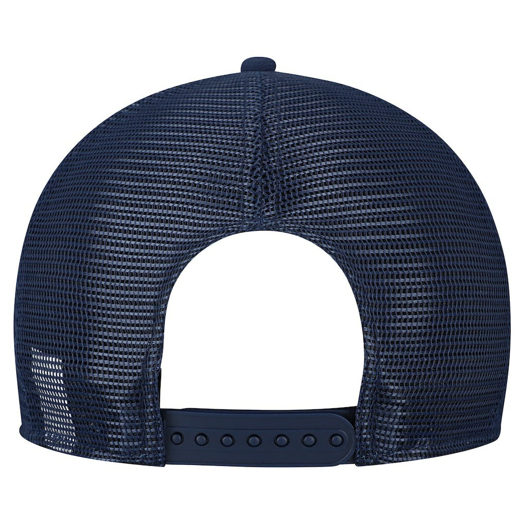 Dallas Cowboys New Era Cork Split Panel 9FIFTY Trucker Snapback Hat - Gray/Navy for sale