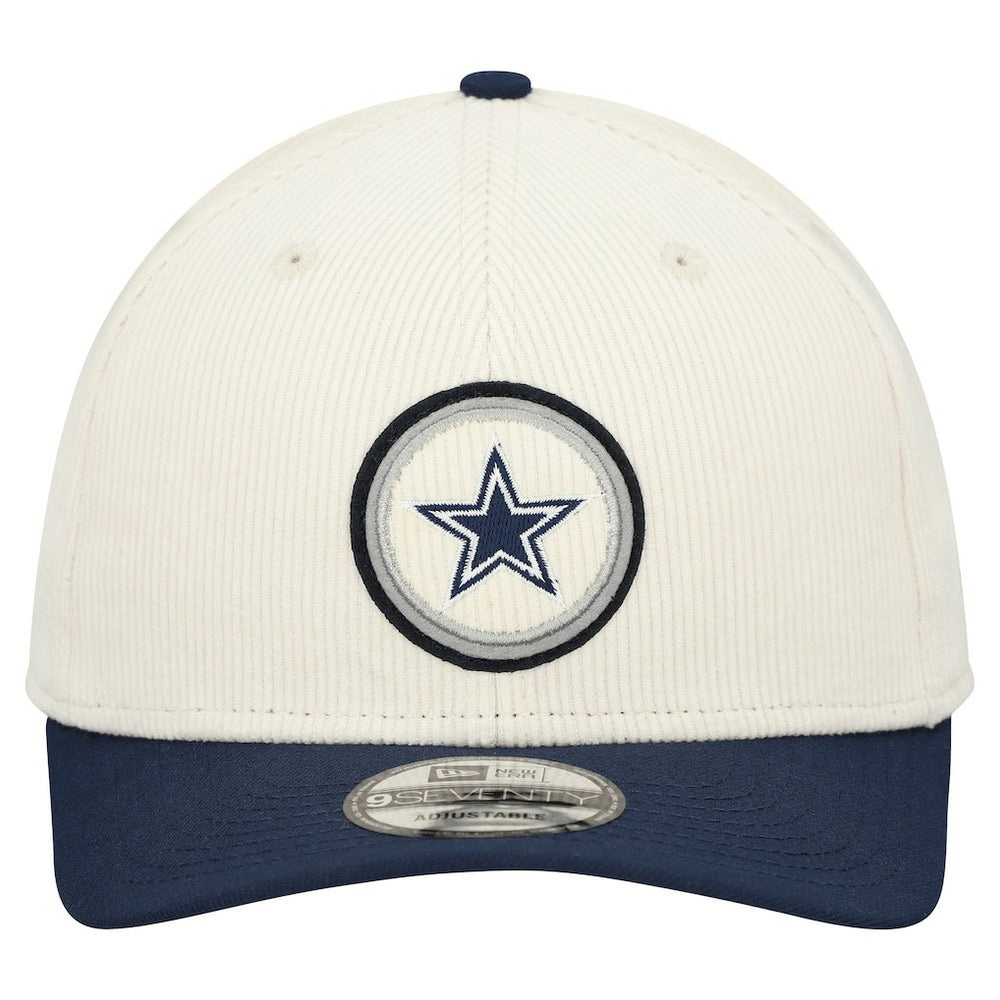 Dallas Cowboys New Era Loyal Corduroy 9SEVENTY Adjustable Hat - Cream outlet
