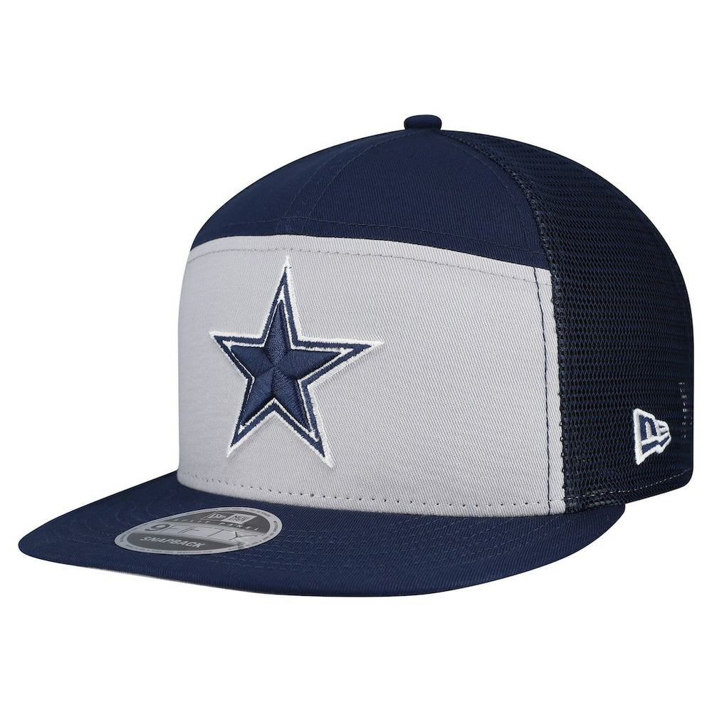 Dallas Cowboys New Era Outdoor Split Panel 9FIFTY Snapback Hat - Gray/Navy for sale