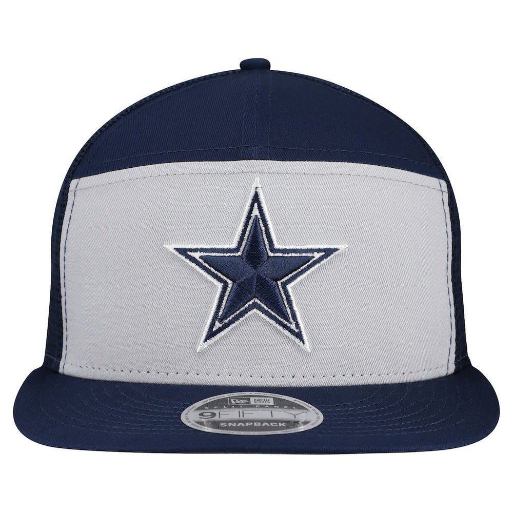 Dallas Cowboys New Era Outdoor Split Panel 9FIFTY Snapback Hat - Gray/Navy for sale