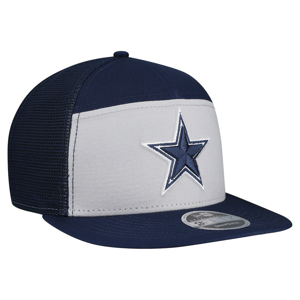 Dallas Cowboys New Era Outdoor Split Panel 9FIFTY Snapback Hat - Gray/Navy for sale