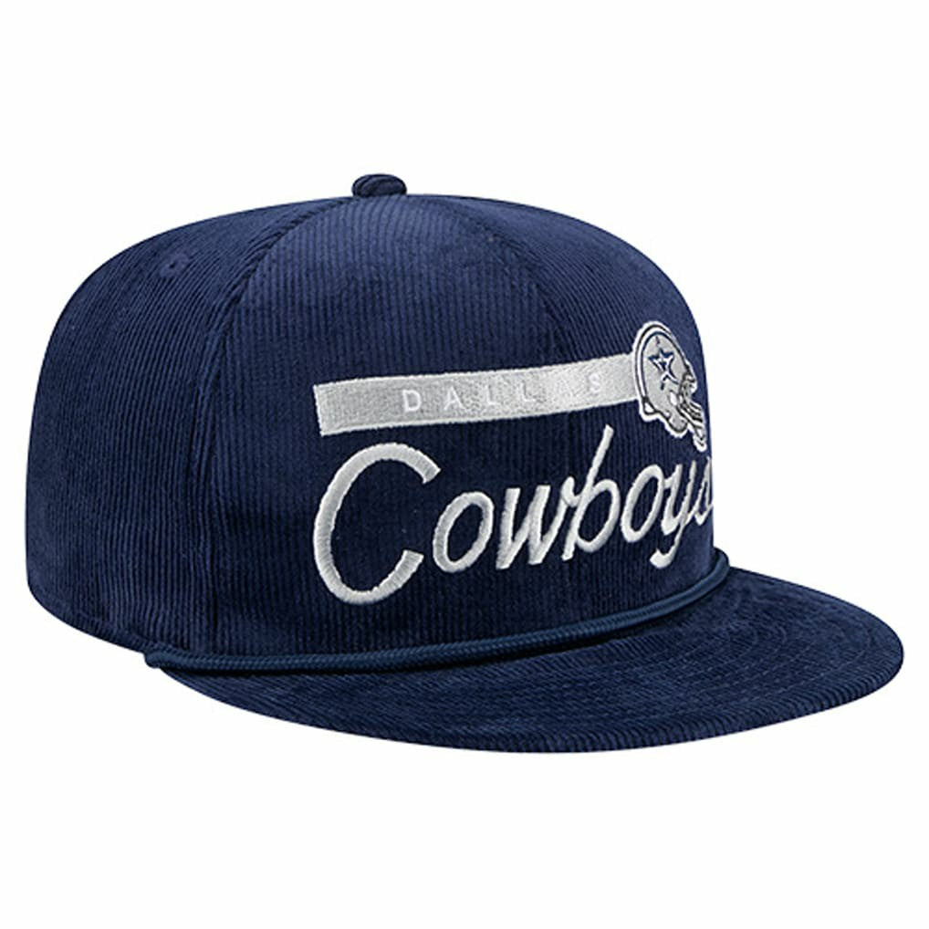 Dallas Cowboys New Era Cord Rope 9FIFTY Snapback Hat - Navy sale