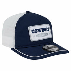 Dallas Cowboys New Era Patch 19TWENTY Adjustable Hat - Navy/White for sale