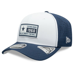 Dallas Cowboys New Era Established Patch 9SEVENTY Adjustable Hat - White/Navy discount