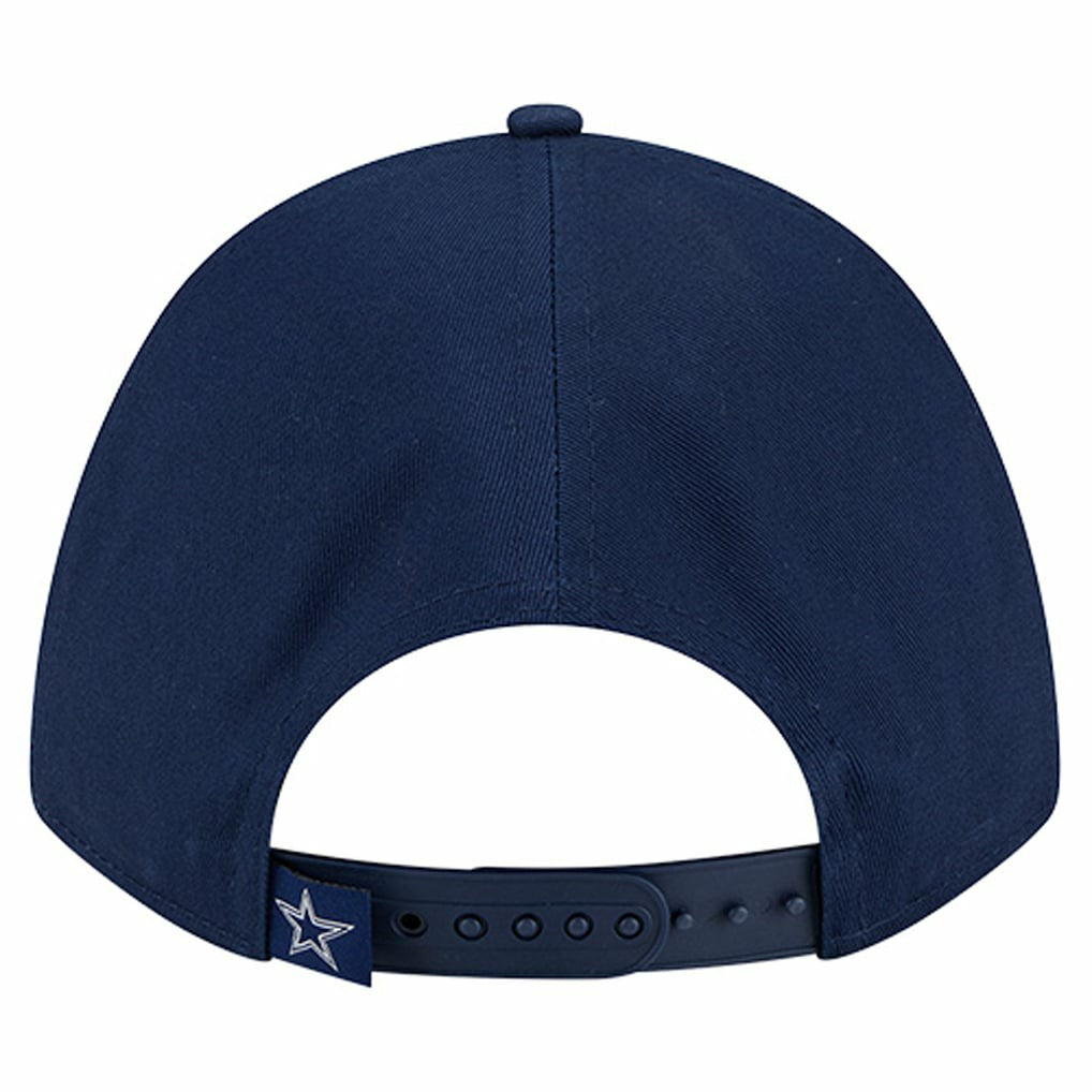 Dallas Cowboys New Era Women's Metallic A-Frame 9FORTY Adjustable Hat - Navy on sale