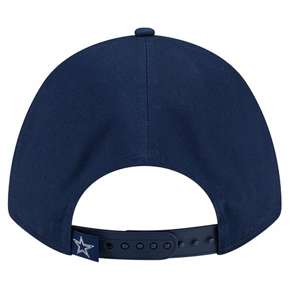 Dallas Cowboys New Era Women's Metallic A-Frame 9FORTY Adjustable Hat - Navy on sale