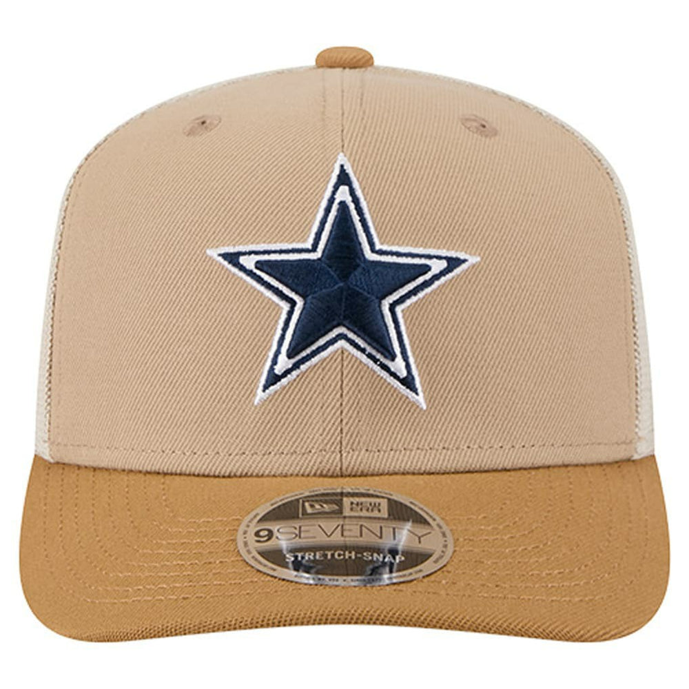 Dallas Cowboys New Era Two-Tone Trucker 9SEVENTY Adjustable Hat - Light Beige online