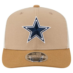 Dallas Cowboys New Era Two-Tone Trucker 9SEVENTY Adjustable Hat - Light Beige online