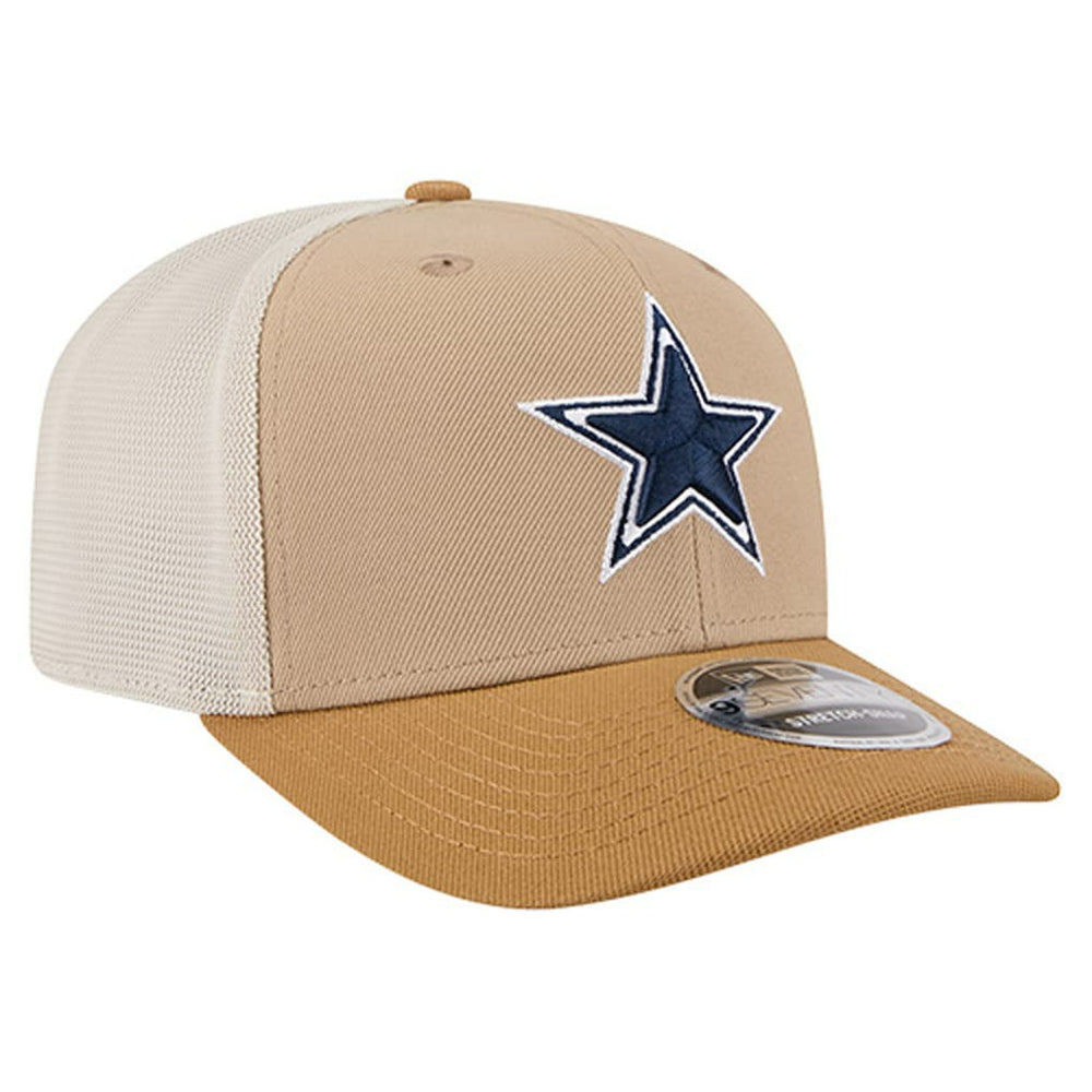Dallas Cowboys New Era Two-Tone Trucker 9SEVENTY Adjustable Hat - Light Beige online