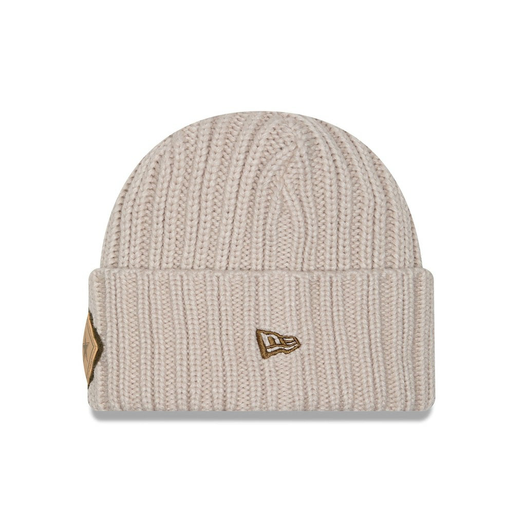 Dallas Cowboys New Era Logo Applique Cuffed Knit Hat - Light Beige sale