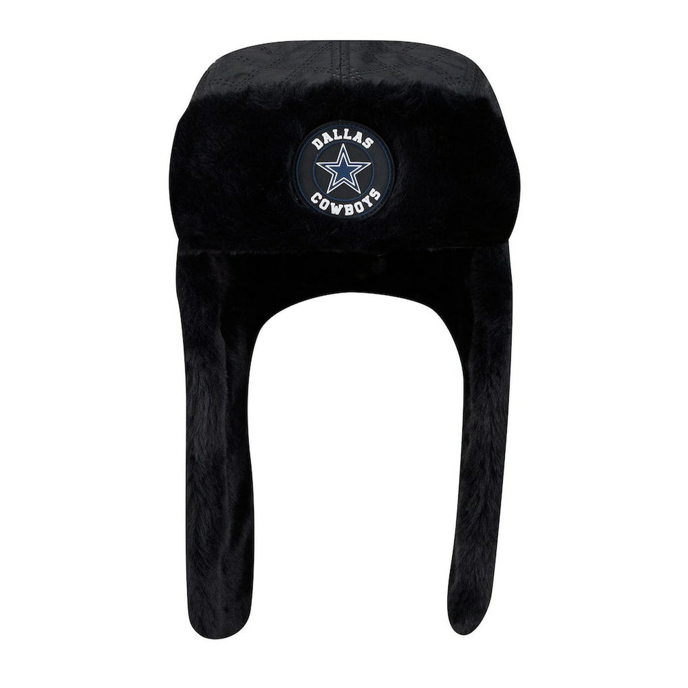 Dallas Cowboys New Era Quilted Trapper Hat - Black sale