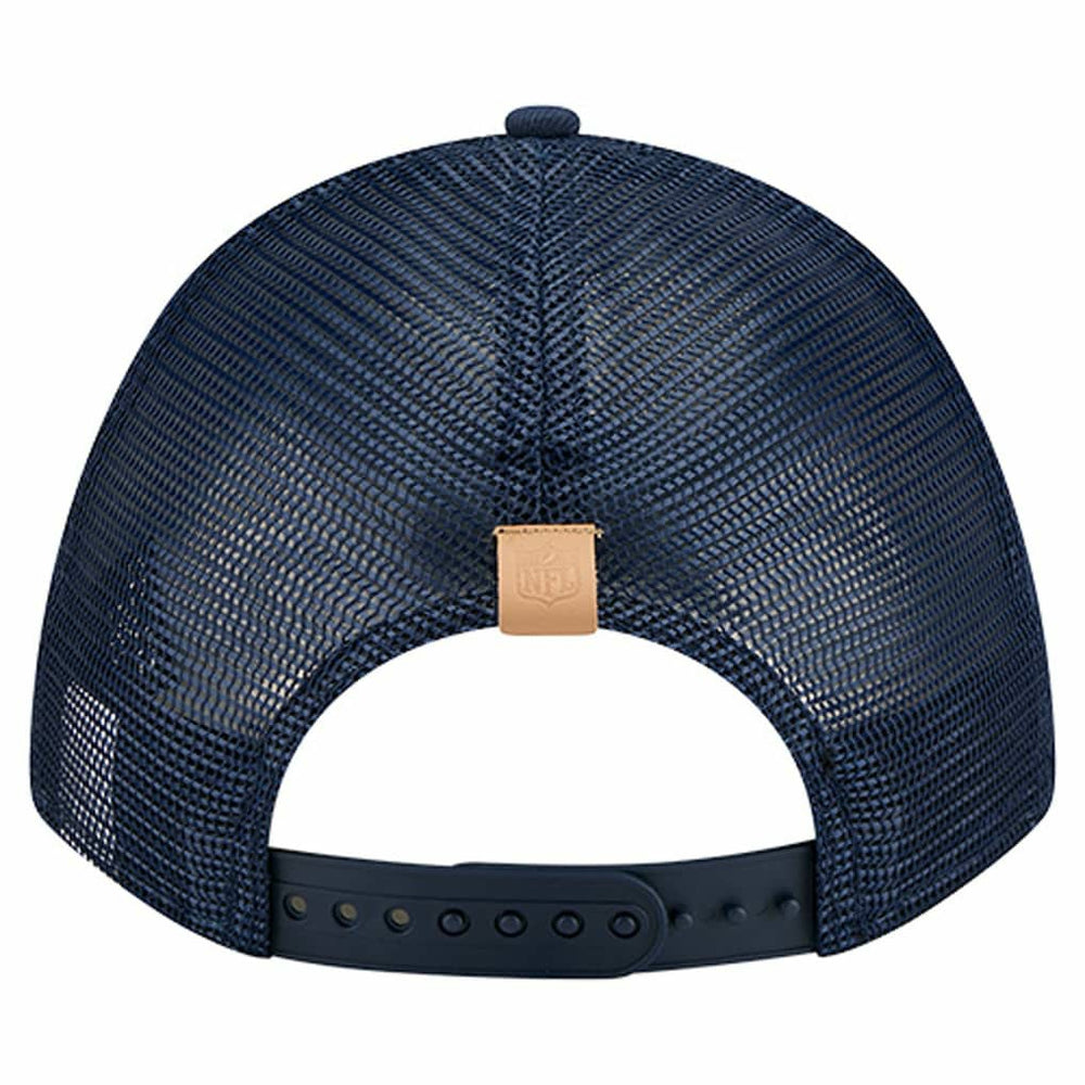 Dallas Cowboys New Era Two-Tone Text 9FORTY M-Crown Adjustable Hat - Stone/Navy online